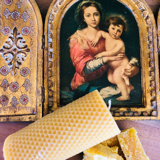 Immaculata Beeswax Candle Sets