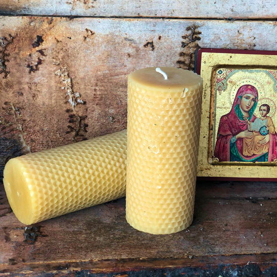 Immaculata Beeswax Candle Sets